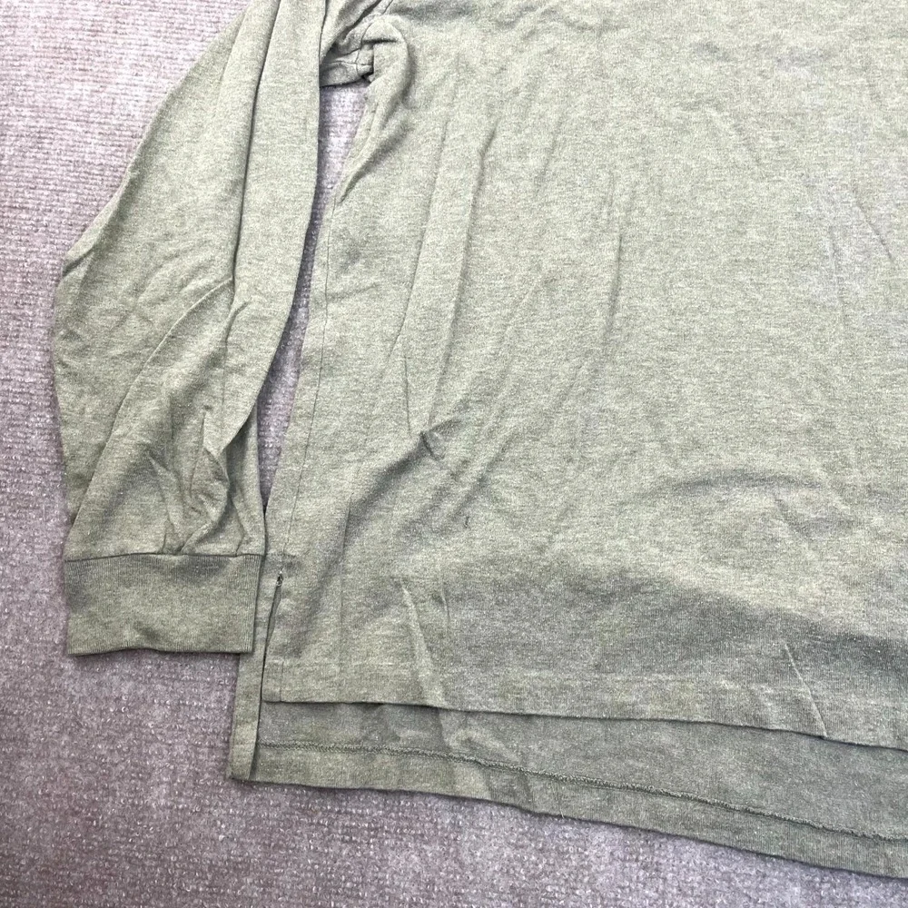 Polo By Ralph Lauren Polo Shirt Mens XL Olive Performance Collared High Low Slit